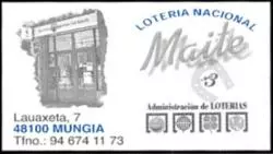 Loterias Maite Colaborador CD Mungia